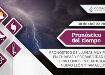 #PronósticodelTiempo para hoy Miércoles 30 de abril de 2025