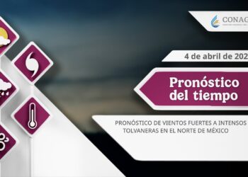#PronósticodelTiempo para hoy Viernes 04 de abril de 2025