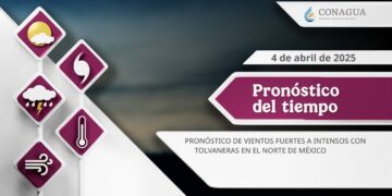 #PronósticodelTiempo para hoy Viernes 04 de abril de 2025