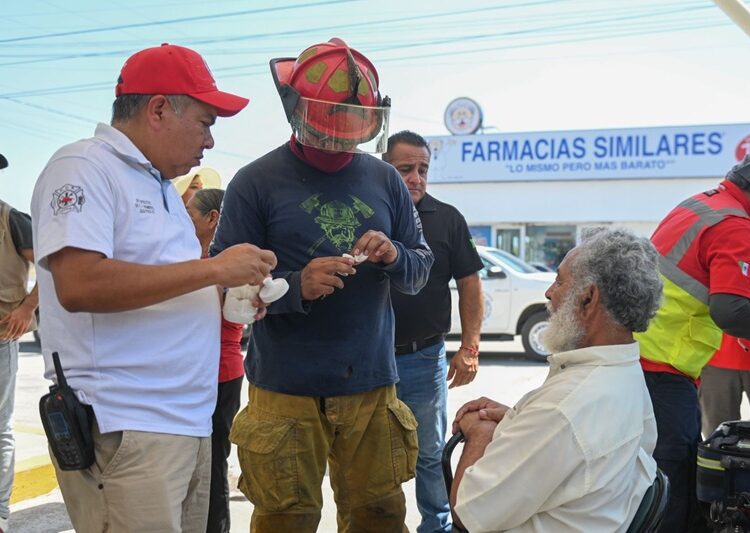 Activa Gobierno de Victoria operativo de hidratación ante ola de calor