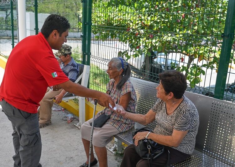 Activa Gobierno de Victoria operativo de hidratación ante ola de calor