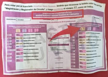 Analiza INE validez de “acordeones” para elección judicial de Tamaulipas