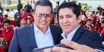 Asiste alcalde de Victoria al evento cívico militar de la 48/a Zona Militar