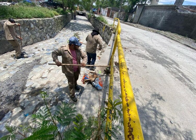 COMAPA Victoria refuerza limpieza de drenes y rejillas pluviales