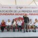 Colocan primera piedra de nueva secundaria general en Reynosa