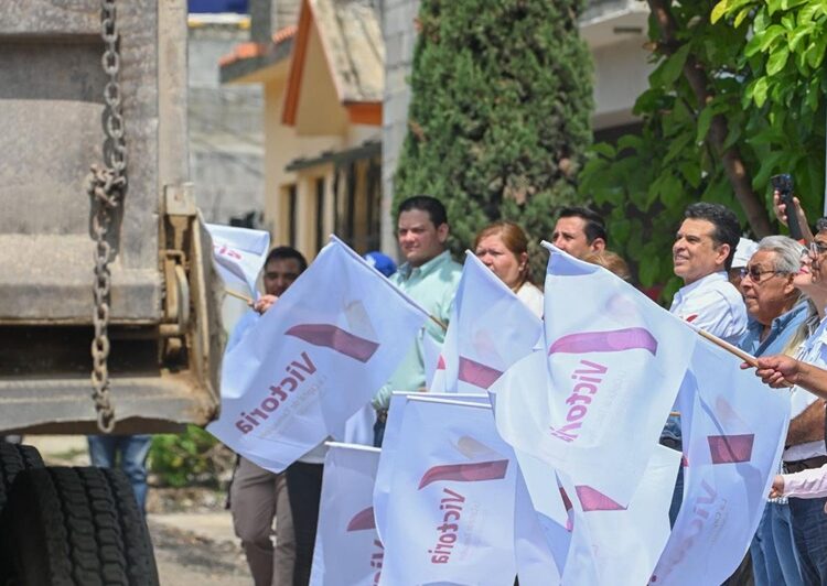 Dan banderazo de arranque a programa de 108 obras en Victoria