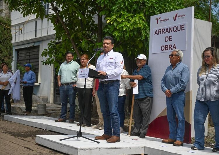 Dan banderazo de arranque a programa de 108 obras en Victoria