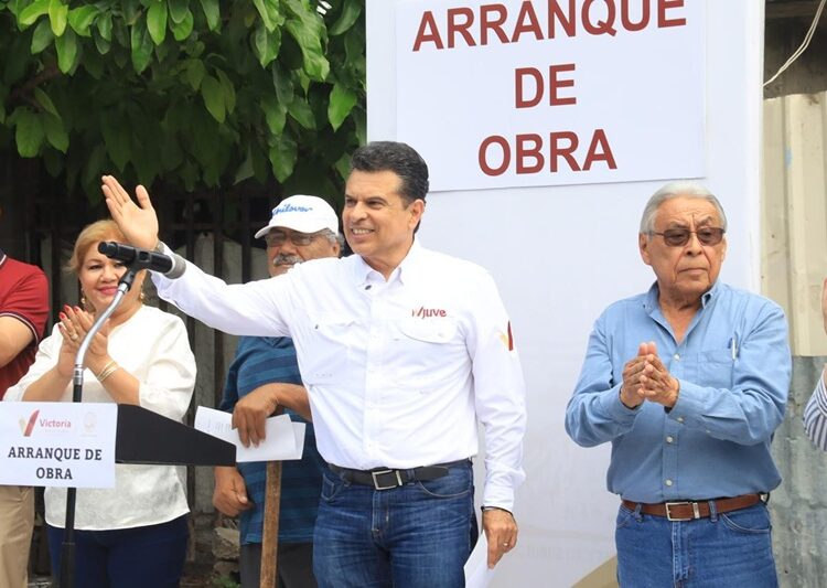Dan banderazo de arranque a programa de 108 obras en Victoria