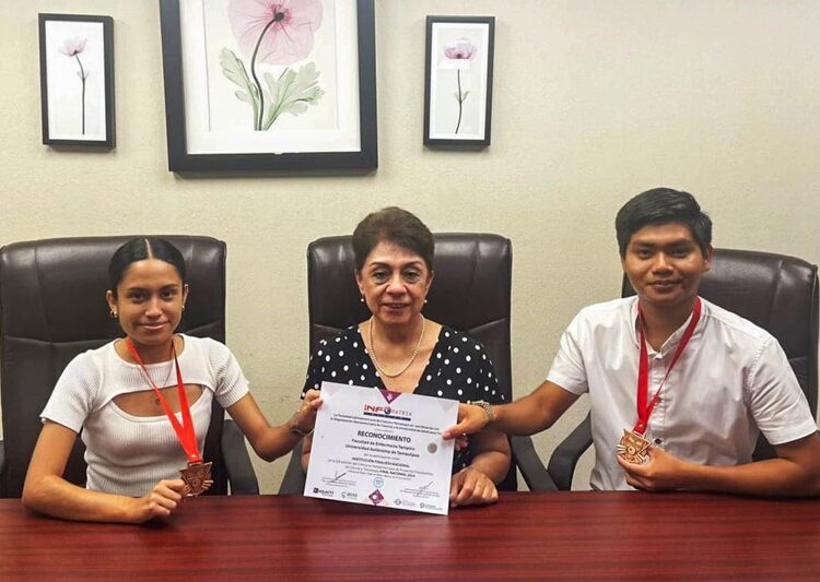 Destacan estudiantes de la UAT en el certamen de ciencias Infomatrix México