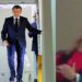 Esposa de Emmanuel Macron le da manotazo en el rostro