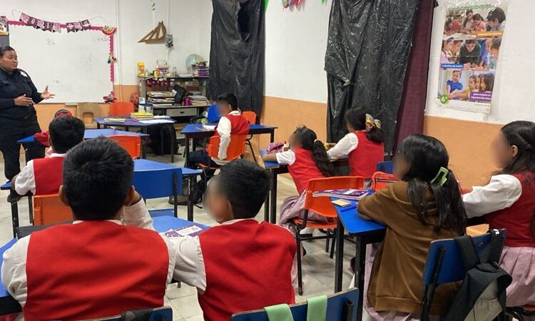 Imparte SSPT talleres preventivos en primaria de Reynosa