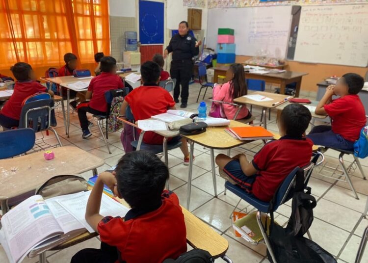 Imparte SSPT talleres preventivos en primaria de Reynosa