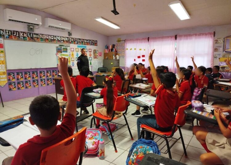 Imparte SSPT pláticas contra la violencia a niñas y niños de San Fernando