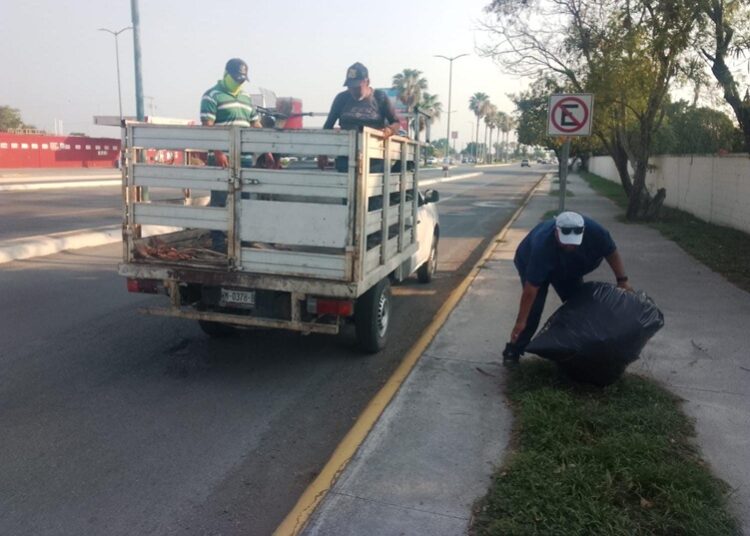 Intenso programa de limpieza en calles y avenidas