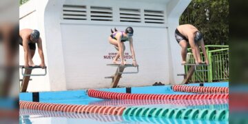 Invita Gobierno de NLD al 2.º Curso de Natación Infantil