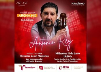 Invita ITCA a concierto del guitarrista español Antonio Rey