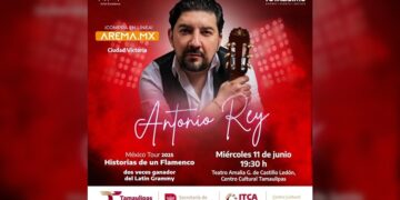Invita ITCA a concierto del guitarrista español Antonio Rey