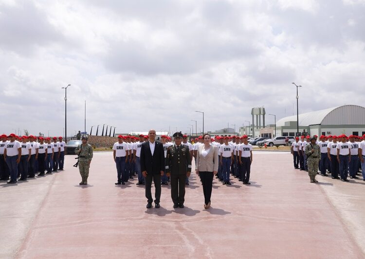 NLD se une a la Ceremonia Nacional de Protesta de Bandera de conscriptos del S.M.N.