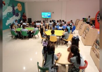 Niños aprenden en la Infoteca a evitar accidentes en la vía pública