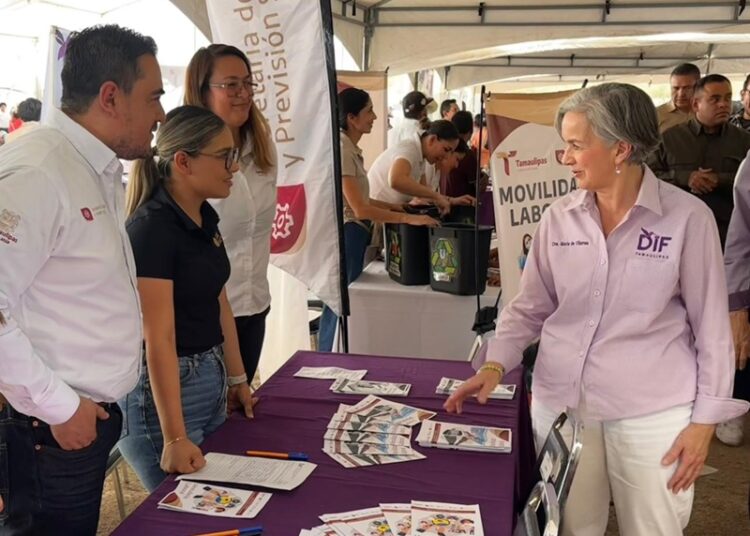 Participa STPS en jornadas asistenciales del DIF Tamaulipas