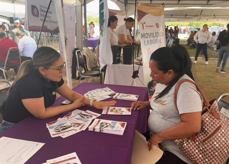 Participa STPS en jornadas asistenciales del DIF Tamaulipas