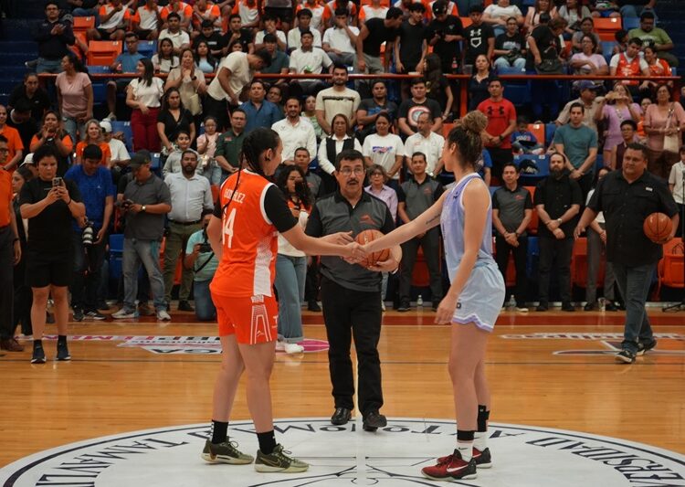 Rector de la UAT inaugura la temporada de la LNBP Femenil