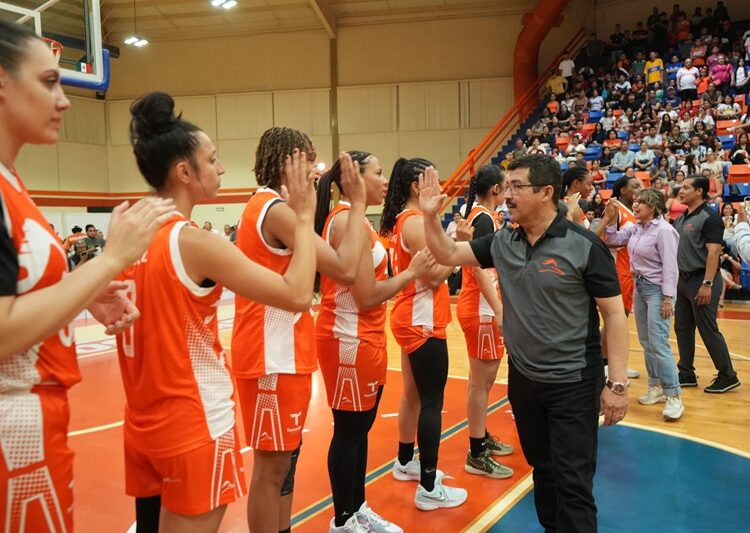 Rector de la UAT inaugura la temporada de la LNBP Femenil