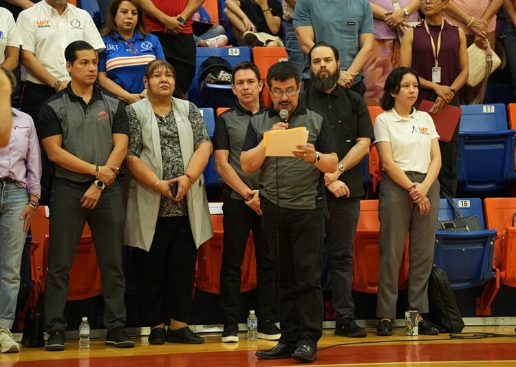 Rector de la UAT inaugura la temporada de la LNBP Femenil