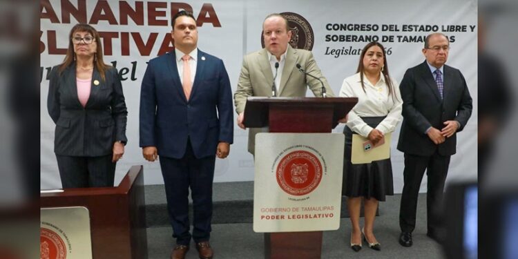 Refrenda Carlos Canturosas compromiso con Tamaulipas en Mañanera Legislativa