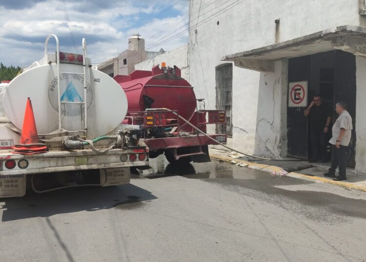 Se incendia almacén de Servicios Generales del Ayuntamiento de Victoria