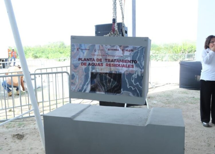 Tendrá Altamira nueva Planta Tratadora de Aguas Residuales; AVA pone primera piedra