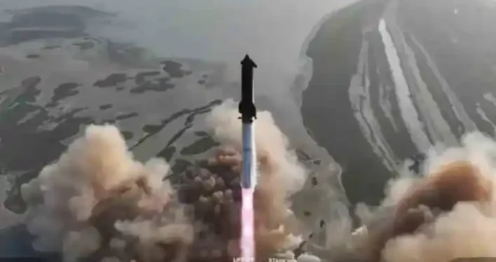 ¡Starship se desintegra en pleno vuelo!