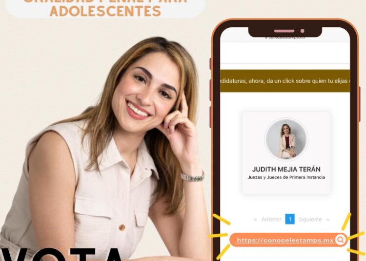 Judith Mejía Terán: a los jóvenes, ¡justicia con sensibilidad!