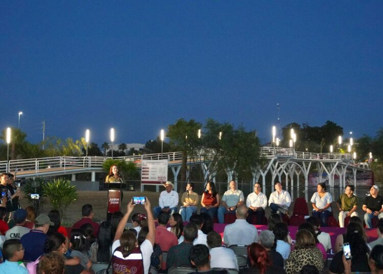 Carmen Lilia inaugura puente panorámico del Península del Laguito