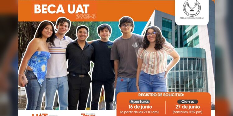 Abre la UAT convocatoria de becas para el período 2025-3