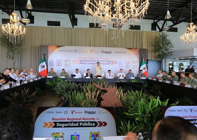 Acuerdan Tamaulipas, Nuevo León y Coahuila reforzar seguridad fronteriza e interestatal