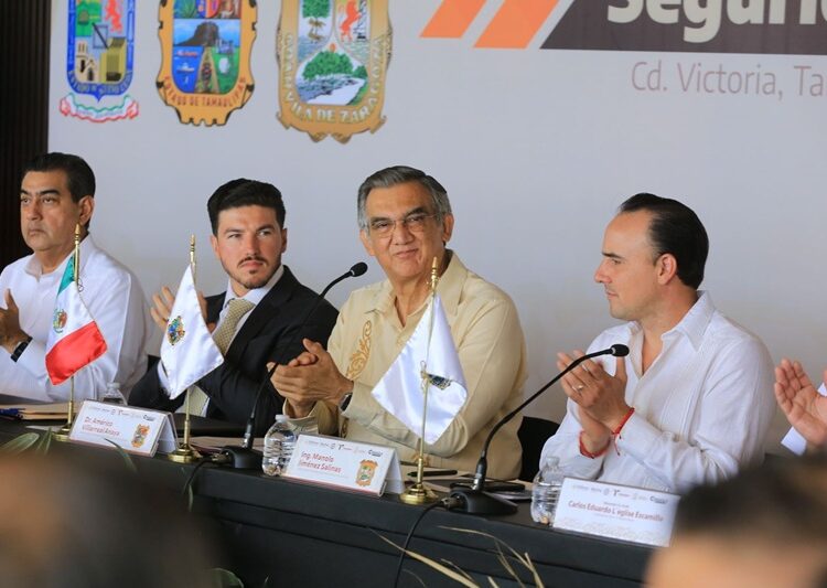 Acuerdan Tamaulipas, Nuevo León y Coahuila reforzar seguridad fronteriza e interestatal