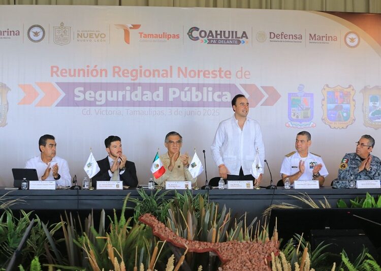 Acuerdan Tamaulipas, Nuevo León y Coahuila reforzar seguridad fronteriza e interestatal