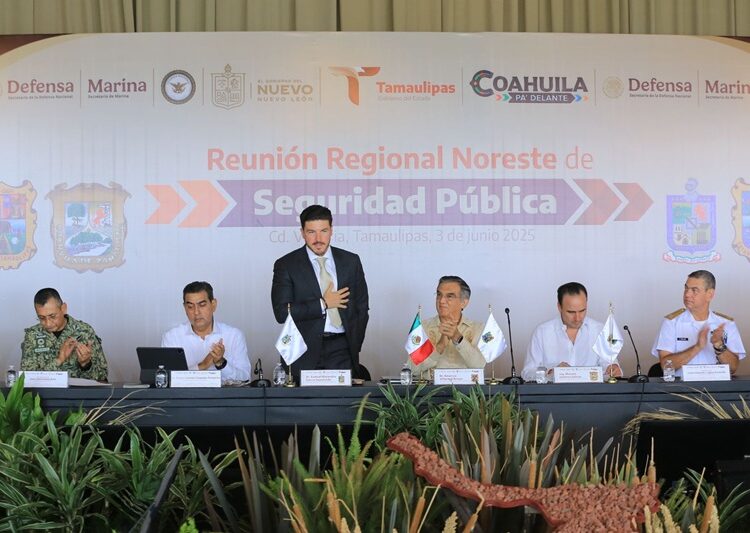 Acuerdan Tamaulipas, Nuevo León y Coahuila reforzar seguridad fronteriza e interestatal