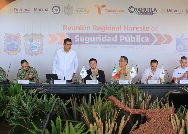 Acuerdan Tamaulipas, Nuevo León y Coahuila reforzar seguridad fronteriza e interestatal