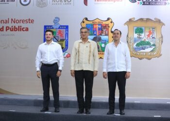 Acuerdan Tamaulipas, Nuevo León y Coahuila reforzar seguridad fronteriza e interestatal