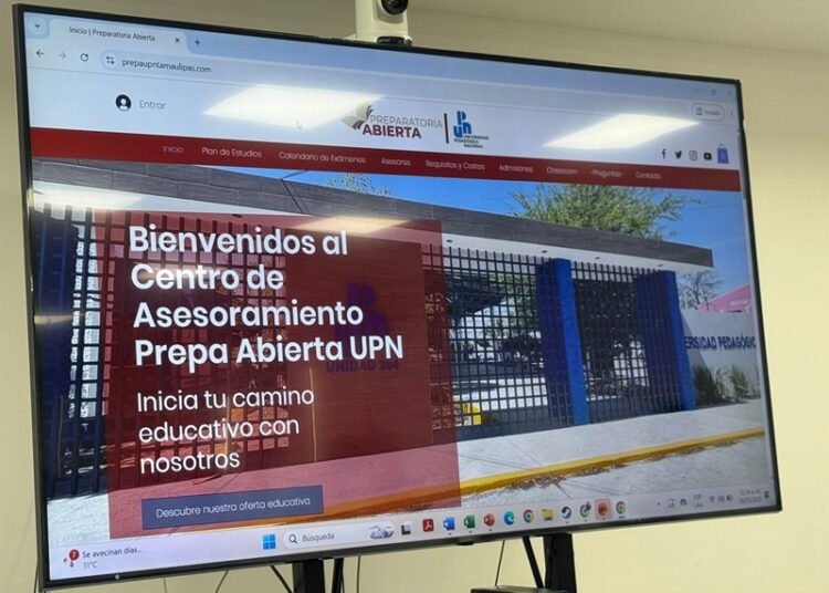 Asesorarán docentes de la UPN a estudiantes de Preparatoria Abierta en Tamaulipas