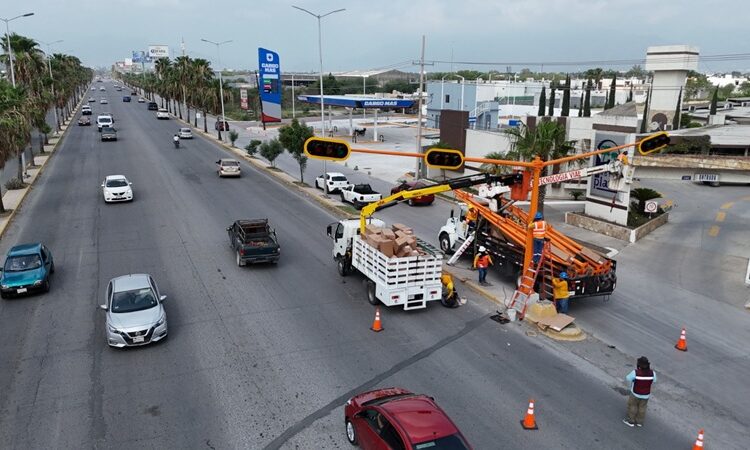 Avanza modernización en la capital de Tamaulipas