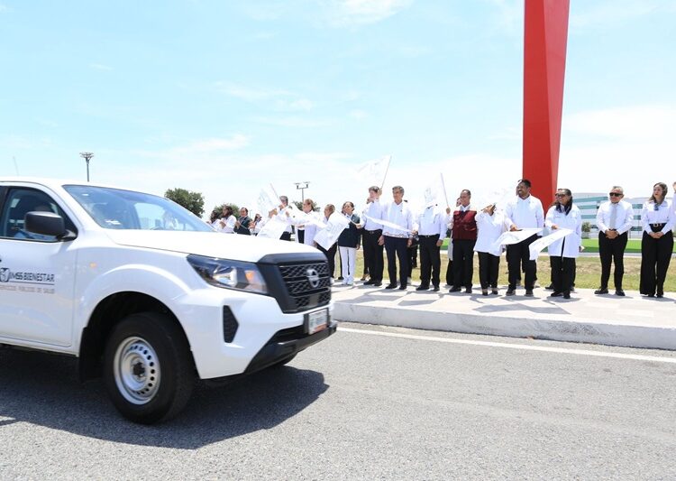 Da AVA banderazo de salida a vehículos del IMSS-Bienestar Tamaulipas