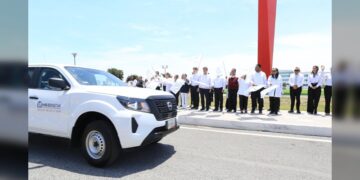 Da AVA banderazo de salida a vehículos del IMSS-Bienestar Tamaulipas