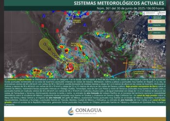 Dejará “Barry” más lluvias, vientos fuertes y granizo en el noreste de México