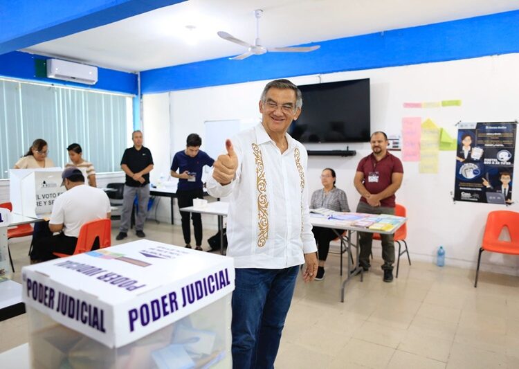 “En Tamaulipas se desarrolla una jornada electoral en paz”: AVA
