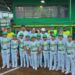 Entrega Carmen Lilia campos de béisbol renovados a niños de la Liga Oriente