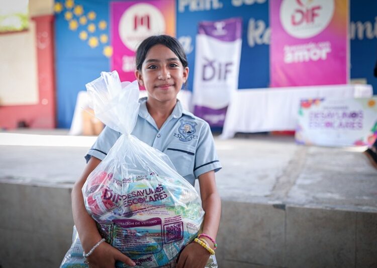 Entrega DIF Tamaulipas dotaciones de verano del programa ‘Desayunos Escolares’
