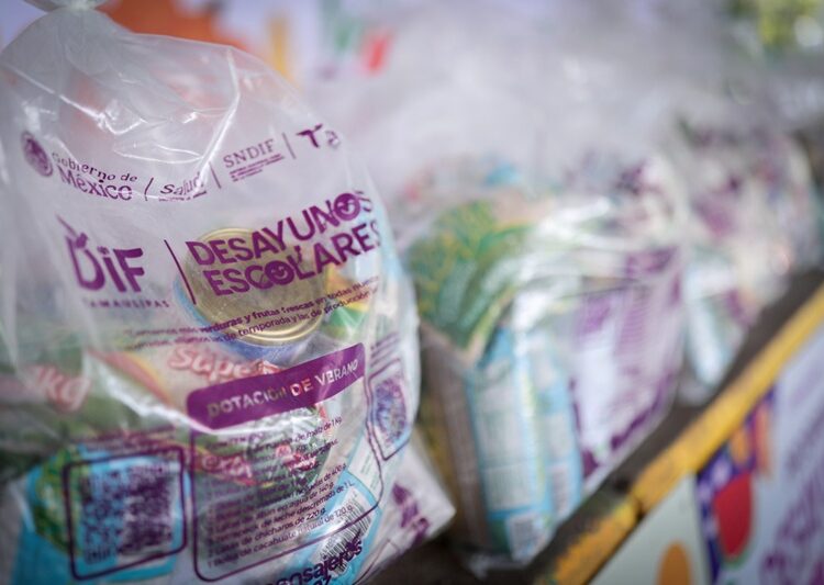 Entrega DIF Tamaulipas dotaciones de verano del programa ‘Desayunos Escolares’